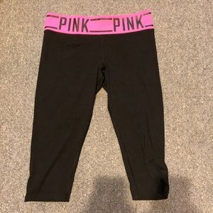 NWOT Pink premium yoga capris